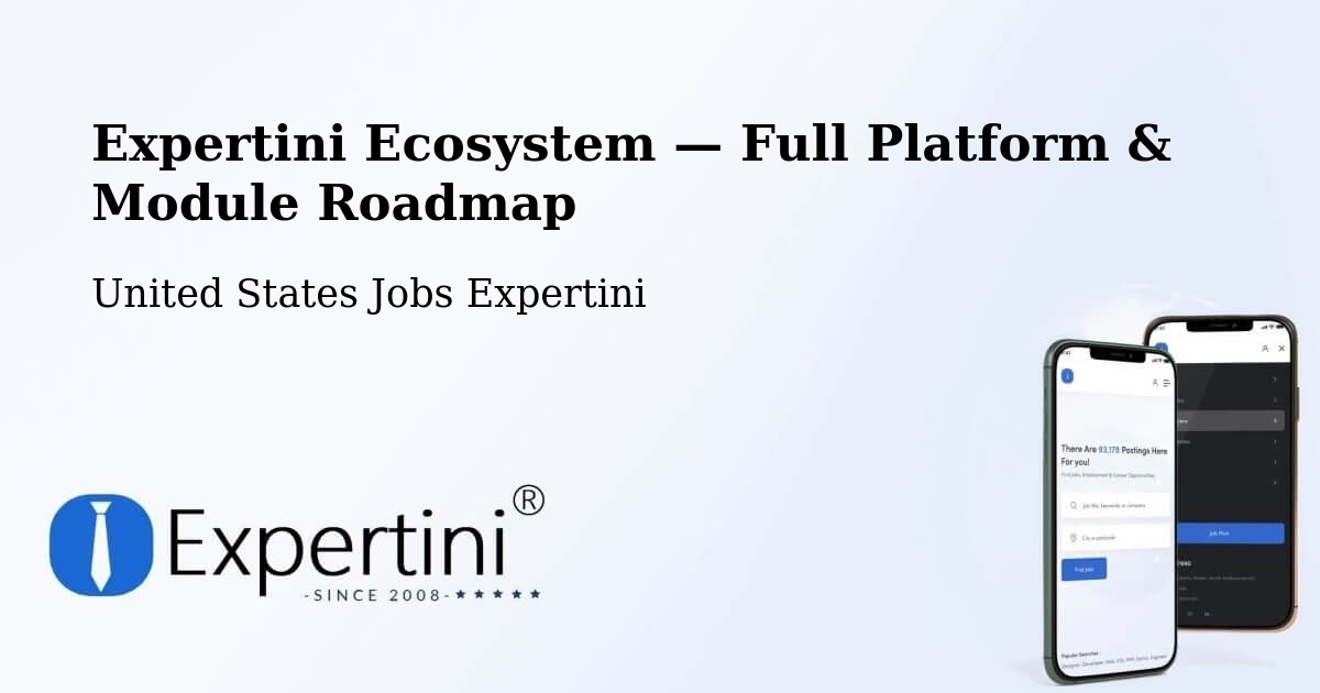 Expertini Ecosystem — Full Platform & Module Roadmap – Clewiston